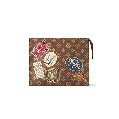 LOUIS VUITTON-M47506 루이비통 모노그램 마카사 토일렛 파우치 GM