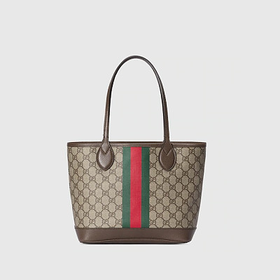 GUCCI-726762 구찌 베이지/에보니 GG 오피디아 스몰 토트백 25cm