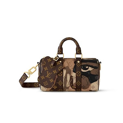 LOUIS VUITTON-N40691 루이비통 블루 다미에 헤리티지 스피디 반둘리에 25