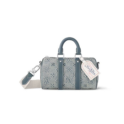 LOUIS VUITTON-N40691 루이비통 블루 다미에 헤리티지 스피디 반둘리에 25