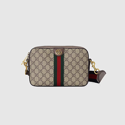 GUCCI-‎699439 구찌 그레이/블랙 오피디아 GG 크로스백 23.5cm