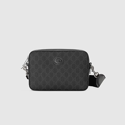 GUCCI-‎699439 구찌 블루/블랙 오피디아 GG 크로스백 23.5cm