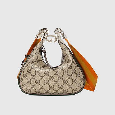 GUCCI-‎702823 구찌 베이지/에보니 아따슈 미디엄 숄더백 35cm