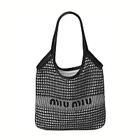 MIUMIU-5BG231 미우미우 화이트 아이비 가죽 패치워크 백