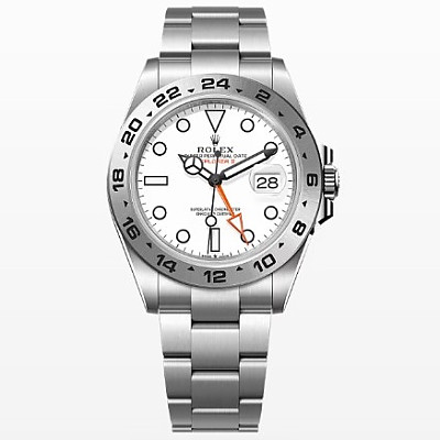 [CLEAN]롤렉스 Explorer II 화이트 904L 1:1 Best Edition 레플리카시계 42mm