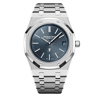 [ZF]AP-오데마피게 로얄 오크 JUMBO 엑스트라-씬 18K 핑크골드 블루 39mm 1:1 Best Edition-15202OR