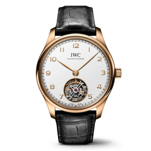 [ZF]IWC-포르투기저 핸드 와인드 투르비옹 18K 아머골드 42.4mm 1:1 Best Edition - IW545801