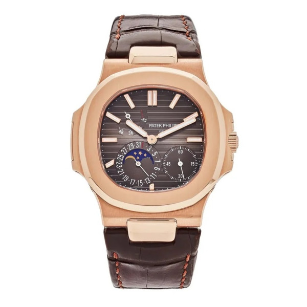 [PPF]Patek Philippe-노틸러스 컴플리케이션 로즈골드 선버스트 브라운 40mm 1:1 Best Edition - 5712/1A-001