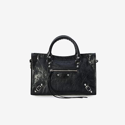 BALENCIAGA-811442 발렌시아가 옐로우 Le City 스몰 레플백 29.9cm