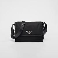 PRADA-1BD313 프라다 브라운 스몰 패딩 리나일론 숄더백