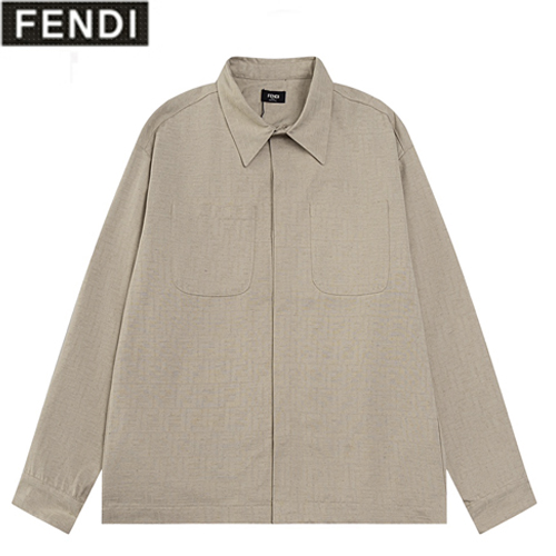 FENDI-08217 펜디 베이지 FF 셔츠 남여공용