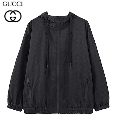 GUCCI-082015 구찌 블랙 GG 나일론 바람막이 후드 재킷 남성용