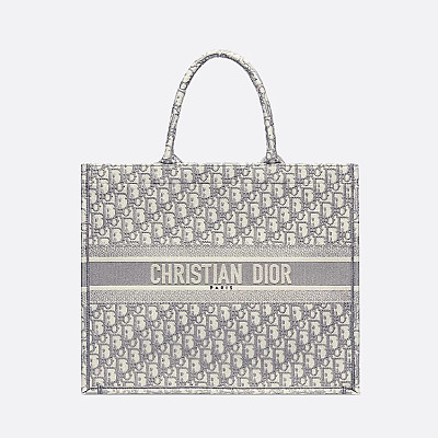 [스페셜오더]CHRISTIAN DIOR-M1296 디올 블랙 메쉬 자수 스몰 BOOK TOTE 백