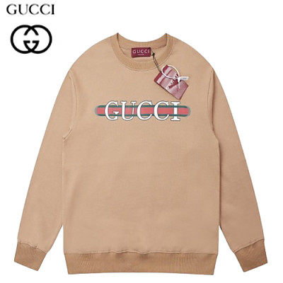 GUCCI-08301 구찌 베이지 프린트 장식 스웨트셔츠 남여공용