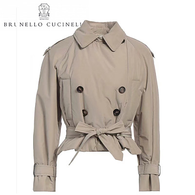 Brunello Cucinelli-09231 브루넬로 쿠치넬리 베이지 구스 다운 재킷 여성용