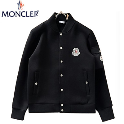 MONCLER-092310 몽클레어 화이트 코튼 베이스볼 재킷 남성용