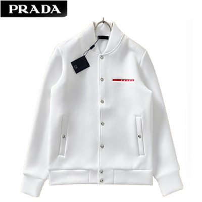 PRADA-092312 프라다 블랙 코튼 베이스볼 재킷 남성용