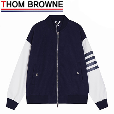 THOM BROWNE-092712 톰 브라운 그레이 스트라이프 장식 재킷 남여공용