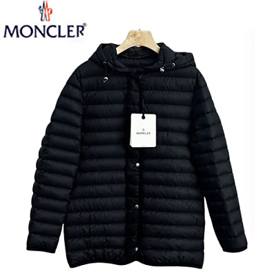 MONCLER-09234 몽클레어 블랙 나일론 미디엄 패딩 여성용