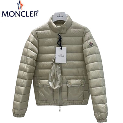 MONCLER-J10931 몽클레어 핑크 Lans 쇼트 다운 재킷 여성용