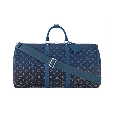 [스페셜오더]LOUIS VUITTON-M45874 루이비통 블루 빈티지 모노그램 키폴 반둘리에 55