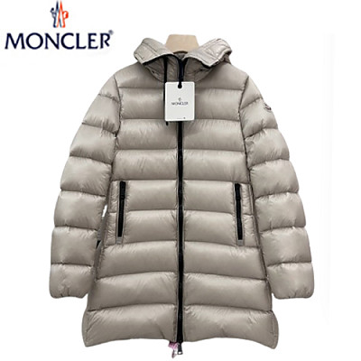 MONCLER-J20931 몽클레어 핑크 Suyen 롱 다운 재킷 여성용