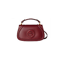 GUCCI-815714 4730 구찌 블루 가죽 구찌 블론디 스몰 탑 핸들백