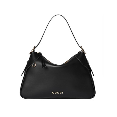 GUCCI-815217 9758 구찌 베이지/브라운 GG 엠블럼 미디엄 숄더백