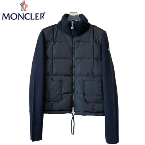 MONCLER-101912 몽클레어 블랙 나일론 퀄팅 재킷 여성용