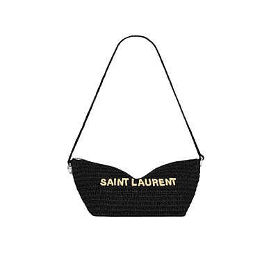 SAINT LAURENT-667490 생 로랑 블랙 LE RAFIA 크로스백***임시품절***