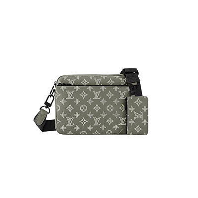 [퍼팩트버전]LOUIS VUITTON-N50027 루이비통 실버 다미에 그라파이트 3D 트리오 메신저