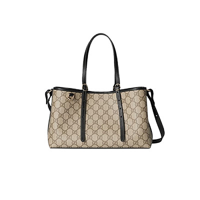 GUCCI-815214 9758 구찌 베이지 GG 엠블럼 스몰 토트백