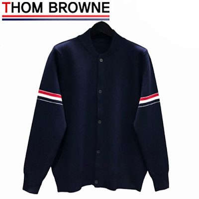 THOM BROWNE-11223 톰 브라운 네이비 스트라이프 장식 가디건 남성용