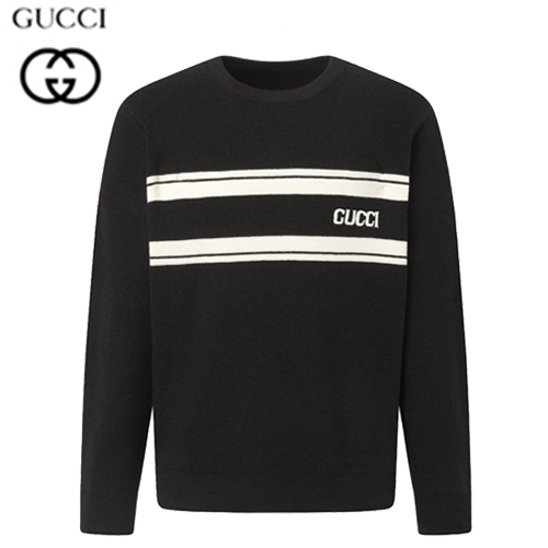 GUCCI-12043 구찌 블랙 스트라이프 장식 스웨터 남여공용