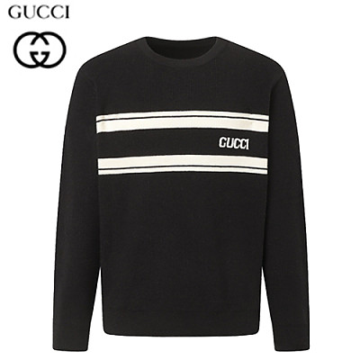 GUCCI-12042 구찌 레드 스트라이프 장식 스웨터 남여공용