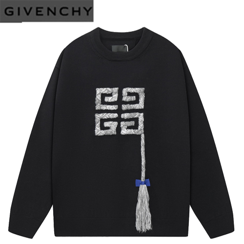 GIVENCHY-120416 지방시 블랙 4G 로고 스웨터 남여공용