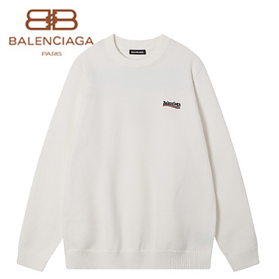 BALENCIAGA-122410 발렌시아가 블랙 니트 코튼 스웨터 남여공용