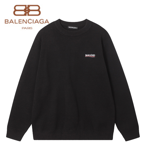 BALENCIAGA-122410 발렌시아가 블랙 니트 코튼 스웨터 남여공용