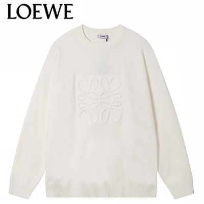 LOEWE-122414 로에베 블랙 니트 코튼 스웨터 남여공용