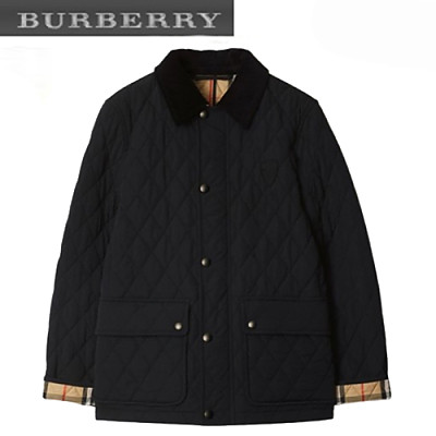 BURBERRY-80979961 버버리 샌드 퀼팅 나일론 재킷 여성용