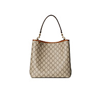 GUCCI-815103 9641 구찌 베이지/화이트 GG 엠블럼 스몰 숄더백