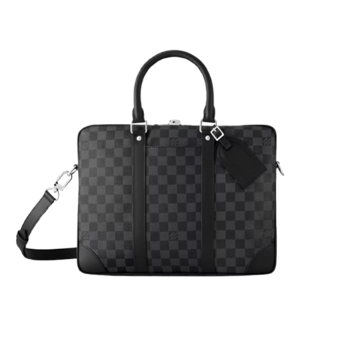 LOUIS VUITTON-N40445 루이비통 다미에 그라파이트 포르트-도큐멍 보야주 PM