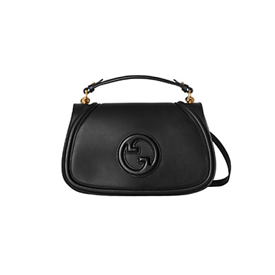 GUCCI-815716 9755 구찌 베이지/브라운 가죽 구찌 블론디 미디엄 탑 핸들백