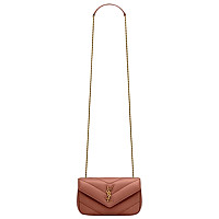 SAINT LAURENT-821749 생 로랑 오렌지 램스킨 loulou 토이
