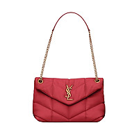 SAINT LAURENT-577476 생 로랑 화이트 나파 퀼팅 가죽 스몰 puffer