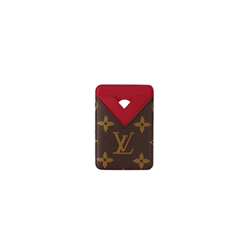 LOUIS VUITTON-M12856 루이비통 레드 모노그램 마카사르 포르트 카르트 마그넷