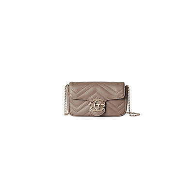 GUCCI-476433 6705 구찌 라이트 핑크 GG 마몽 수퍼 미니백