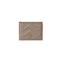 [스페셜오더]GUCCI-466492 5571 구찌 GG 마몽 핑크 벨벳 카드 케이스