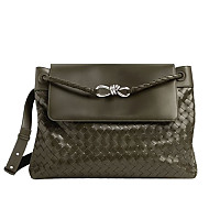 BOTTEGA VENETA-805969 보테가 베네타 블랙 라지 안디아모 메신저 백