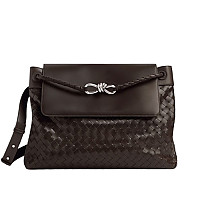 BOTTEGA VENETA-805969 보테가 베네타 블랙 라지 안디아모 메신저 백
